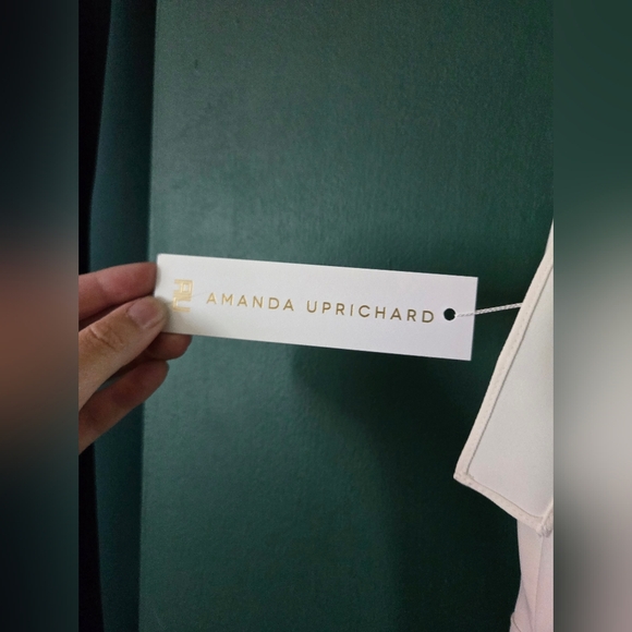 Amanda Uprichard White Strapless Dress Large - Picture 3 of 4